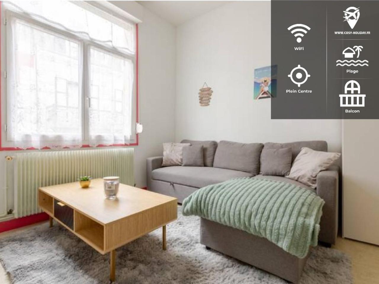 ++++ Central Charmant 70M2 Avec Balcon, Mer A 200 M Et Rue Pietonne A 300 M ++++ Berck Екстер'єр фото